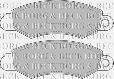 BORG & BECK bbp1606 -  Комплект тормозных колодок, дисковый тормоз